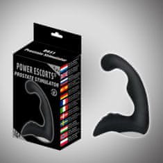 Ero Novi stimulator prostate črni stimulator prostate za ponovno polnjenje