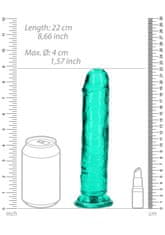 Ero Ravni realistični dildo s priseskom - 8'' / 20