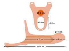 Ero Silikonski trak +6 cm velik