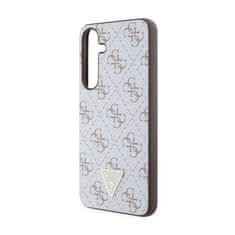 Guess Guess 4G Triangle Metal Logo - Ohišje za Samsung Galaxy S24+ (belo)