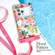 Rifle Paper Rifle Paper Waterproof Floating Pouch - Etui wodoodporne do smartfonów do 6.7" (Garden Party Blush)