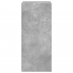 Vidaxl Komoda betonsko siva 50x41x93 cm inženirski les