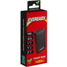 Miramarket Eveready PX20B - Powerbank 20000 mAh 2x USB-A (črna)