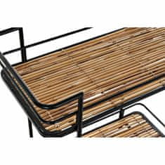 NEW Mobilier tip Chelneriță DKD Home Decor Črna Naraven Kovina 68 x 37,5 x 70,5 cm