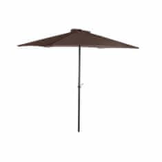 NEW Umbrelă de soare DKD Home Decor Rjava Črna Poliester Jeklo (300 x 300 x 250 cm)