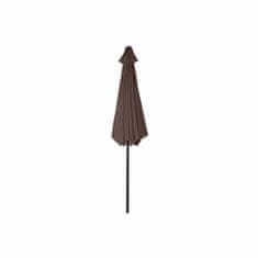 NEW Umbrelă de soare DKD Home Decor Rjava Črna Poliester Jeklo (300 x 300 x 250 cm)