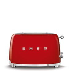 Smeg TSF01RDEU opekač kruha, rdeč