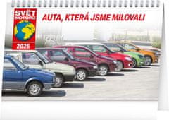 NOTIQUE Namizni koledar Svet motorjev 2025, 23,1 x 14,5 cm