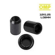 NEW Matica OMP OMPS09731201 M12 x 1,25 4 uds Črna