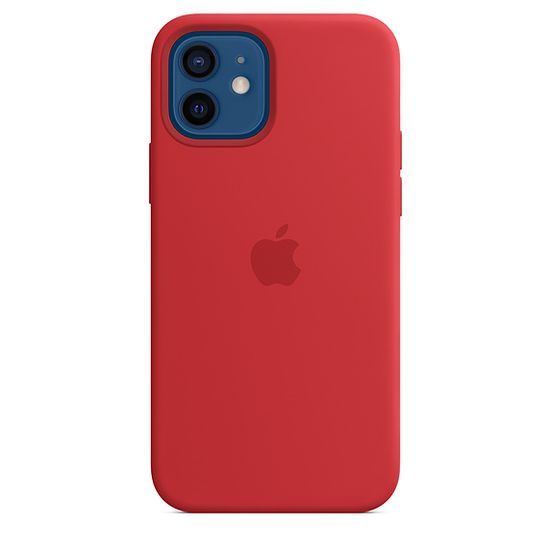 Apple Silikonsko ohišje za iPhone 12/12 Pro v ohišju MagSafe (P)RED/SK