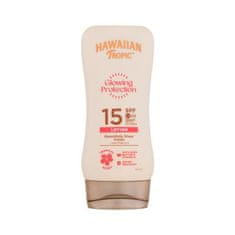 Hawaiian Tropic Glowing Protection Lotion SPF15 losjon za zaščito pred soncem za sijočo kožo 180 ml