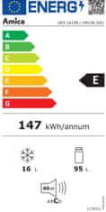 Amica UKS 16158 vgradni hladilnik