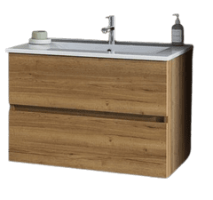 TBoss Kopalniška omarica z umivalnikom Sparta 75 naraven hrast