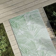 Vidaxl Zunanja preproga zelena 80x250 cm PP