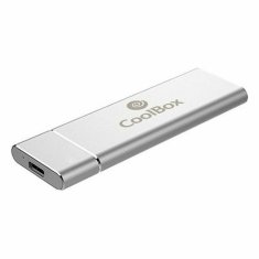 NEW Ohišje za trdi disk CoolBox COO-MCM-NVME SSD NVMe Srebrna USB USB-C USB 3.2 M.2 USB x 1