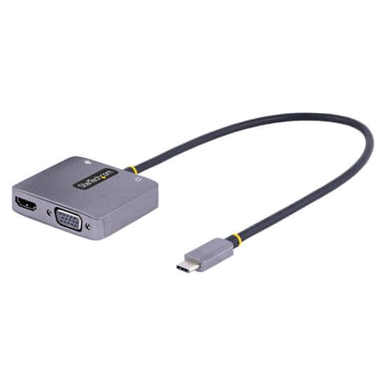 NEW Adapter USB C v VGA/HDMI Startech 122-USBC-HDMI-4K-VGA
