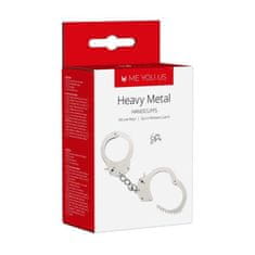 Ero Kajdanki- Me You Us Heavy Metal Handcuffs Silver