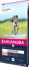 Eukanuba EUKANUBA Grain Free Senior velika/velika pasma, Ocean fish - suha hrana za pse - 12 kg