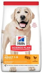 Hill's HILL'S Science Plan Canine Adult Light Large Breed Chicken - suha hrana za pse - 14 kg