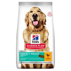 Hill's HILL'S Science Plan Canine Adult Perfect Weight Large Breed Chicken - suha hrana za pse - 12 kg