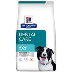 Hill's HILL'S PD T/D Dental Care - suha hrana za pse - 4kg