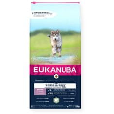 Eukanuba EUKANUBA Grain Free Puppy Large&amp;Giant Lamb - suha hrana za pse - 12kg