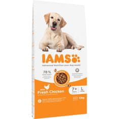 IAMS IAMS for Vitality Senior Large Breed Chicken - suha hrana za pse - 12 kg