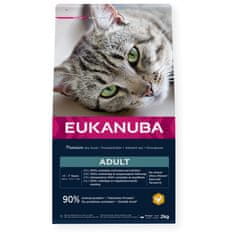 Eukanuba EUKANUBA Adult Chicken - suha hrana za mačke - 2kg