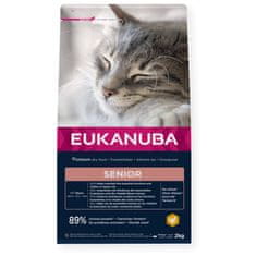 Eukanuba EUKANUBA Senior Chicken - suha hrana za mačke - 2kg