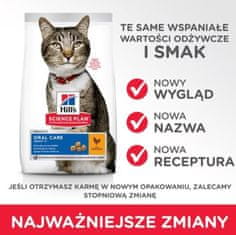 Hill's HILL'S SP Adult Oral Care Chicken - suha hrana za mačke - 7kg