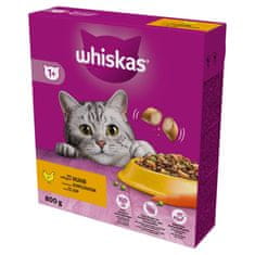 Whiskas WHISKAS s slastnim piščancem - suha hrana za mačke - 800g