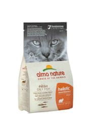 Almo Nature ALMO NATURE Holistic Adult z mastnimi ribami - suha hrana za mačke - 400 g