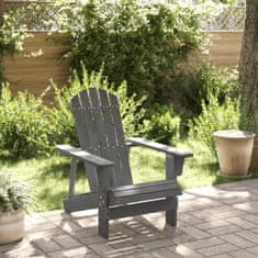 Vidaxl Stol adirondack siv 69x85x90,5 cm trden les jelke