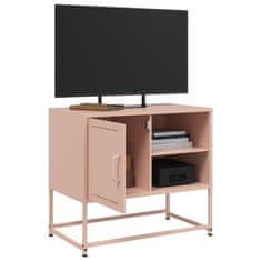 Vidaxl TV omarica roza 68x39x60,5 cm jeklo