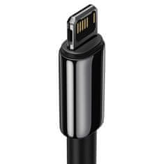 BASEUS Baseus Tungsten Gold kabel USB na iP 2,4A 2m (črn)