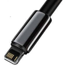 BASEUS Baseus Tungsten Gold kabel USB na iP 2,4A 2m (črn)