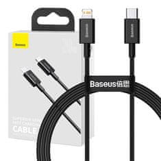 BASEUS Baseus Superior Series Kabel USB-C za iP, 20W, PD, 1m (črn)