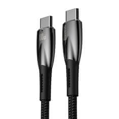 BASEUS Kabel USB-C za USB-C Baseus Glimmer Series, 100 W, 2 m (črn)