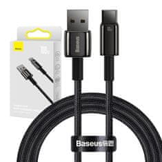 BASEUS Baseus Tungsten Gold kabel USB na USB-C, 100 W, 1 m (črn)