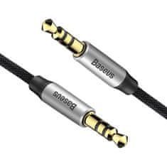 BASEUS Baseus Yiven Audio Cable Cable 3.5 male Audio M30 1.5M Silver+ Black