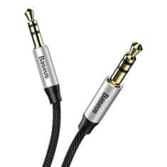 BASEUS Baseus Yiven Audio Cable Cable 3.5 male Audio M30 1.5M Silver+ Black