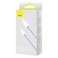 BASEUS Kabel USB za serijo Lightning Baseus Dynamic 2, 2,4 A, 2 m (vijolične barve)