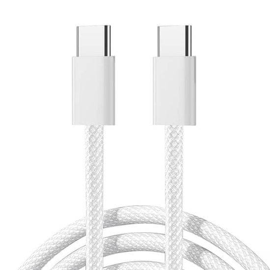 Joyroom Joyroom S-A45 kabel USB-C do USB-C, 60 W, pleten, 1 m (bel)