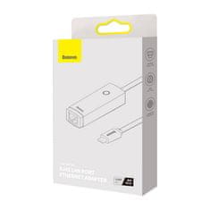 BASEUS Omrežni adapter Baseus Lite Series USB-C na RJ45 (črn)