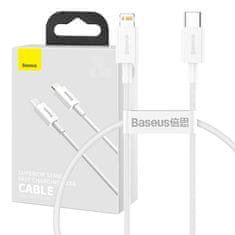 BASEUS Baseus Superior Series Kabel USB-C z Lightning, 20W, PD, 0,25 m (bel)