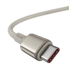 BASEUS Kabel USB-C na USB-C Baseus Tungsten Gold, 100W, 1m (zlat)
