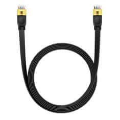 BASEUS Baseus Cat 7 UTP Ethernet RJ45 Cable Flat 3 m črna