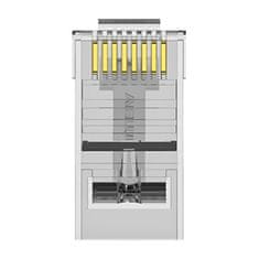 Vention Modularni vtič RJ45 Cat.6 UTP priključek Vention IDDR0-10 Transparent 10 kosov