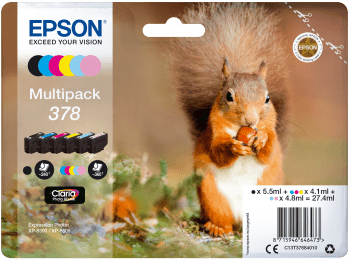 Epson Multipack 6-barvno črnilo 378 Claria Photo HD