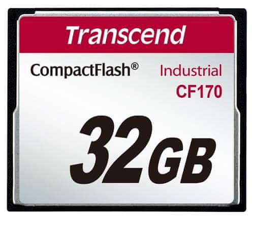 Transcend 32GB INDUSTRIAL CF CARD CF170 pomnilniška kartica (MLC)